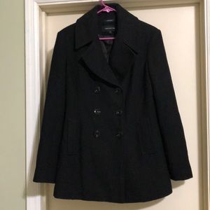 Black pea coat